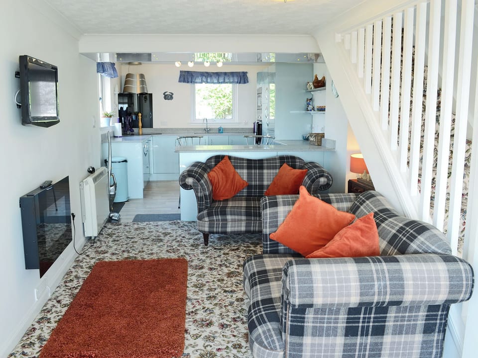 Attractive open plan living space | Seascape, Hilton, near Tain