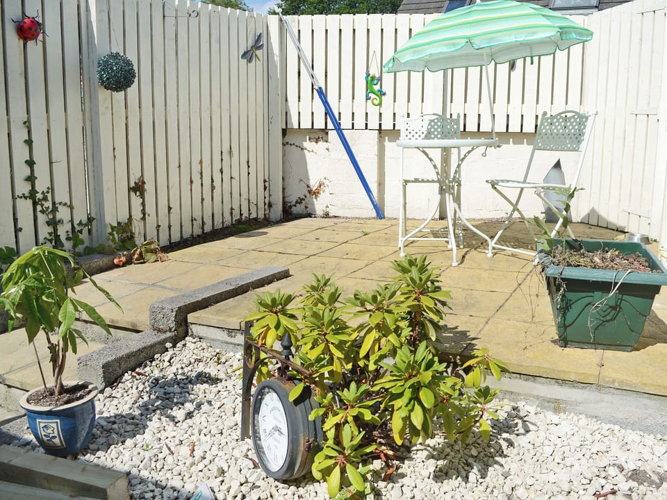 Peaceful, secluded patio garden | Seascape, Hilton, near Tain