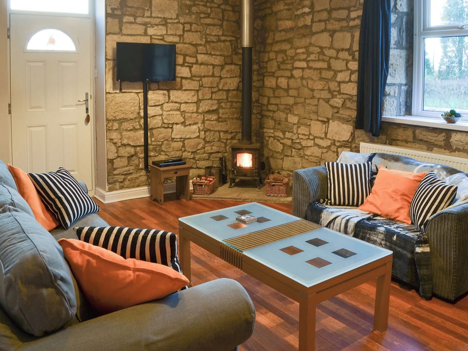 Dressing area within double bedroom | Stable Cottage - Railway Cottages, Acklington, near Amble