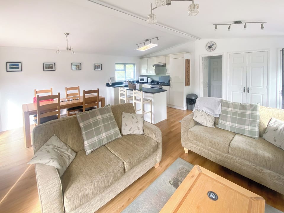 Open plan living space | Wye Lodge - Boatside, Aberedw, near Builth Wells
