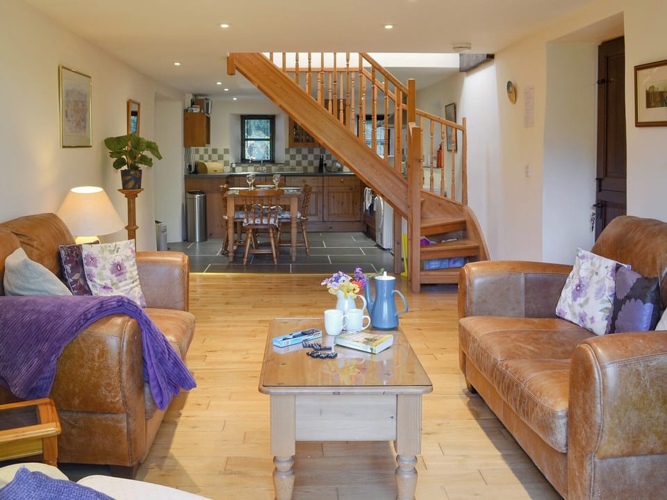 Well presented open plan living space | Clematis Cottage, Derriton, near Holsworthy