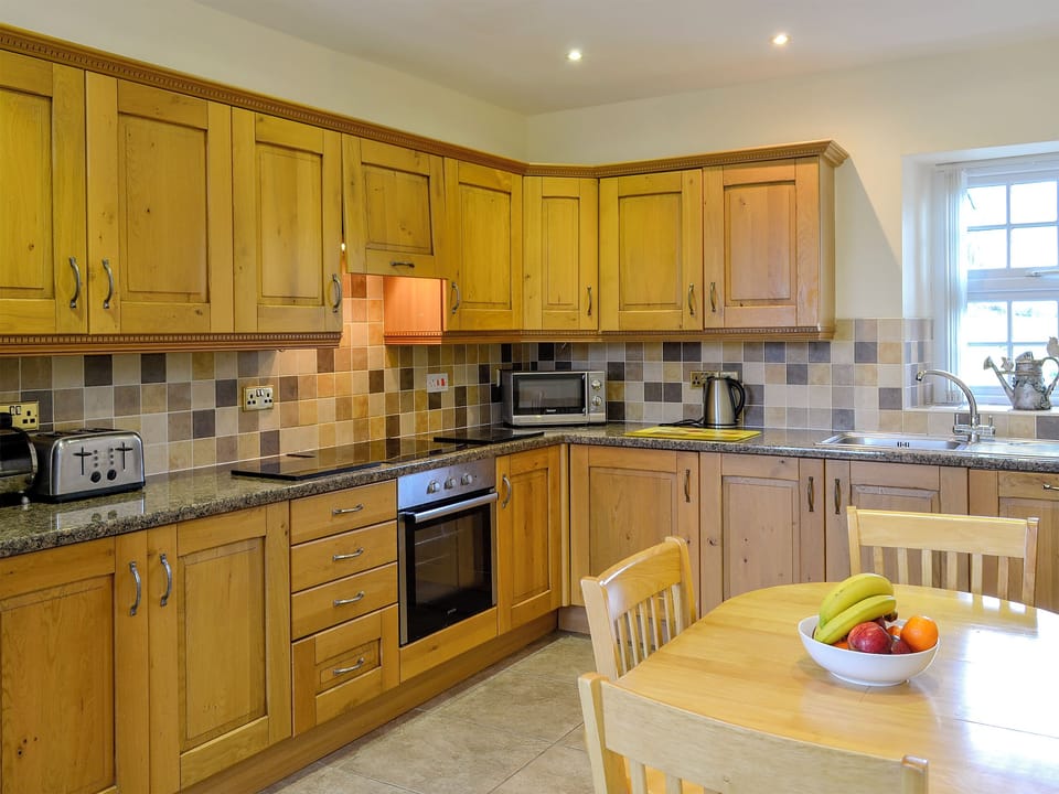 Well-equipped kitchen | Maesbangor Farmhouse - Maesbangor, Capel Bangor, near Aberystwyth