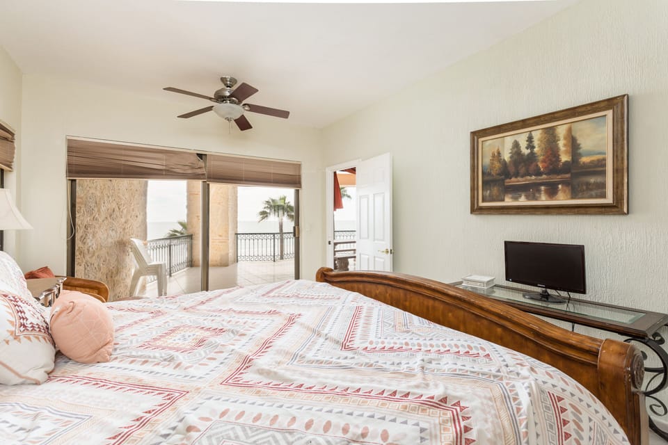 Master bedroom TV