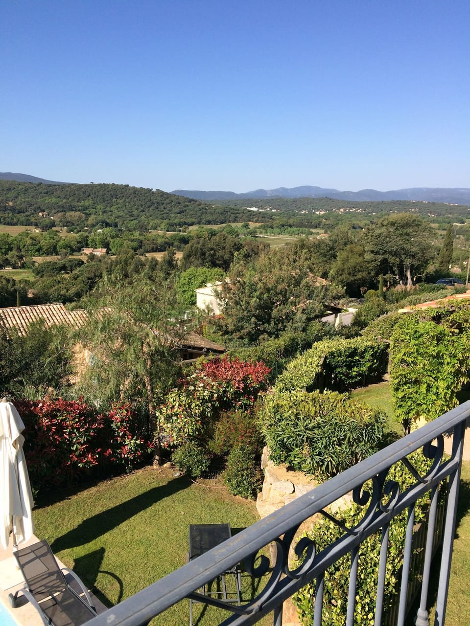 View from the main bedroom balcony