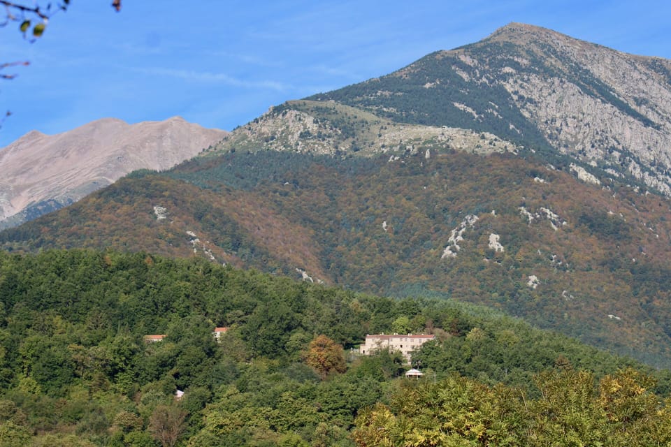 La Taillede surrounded by Autumn colours