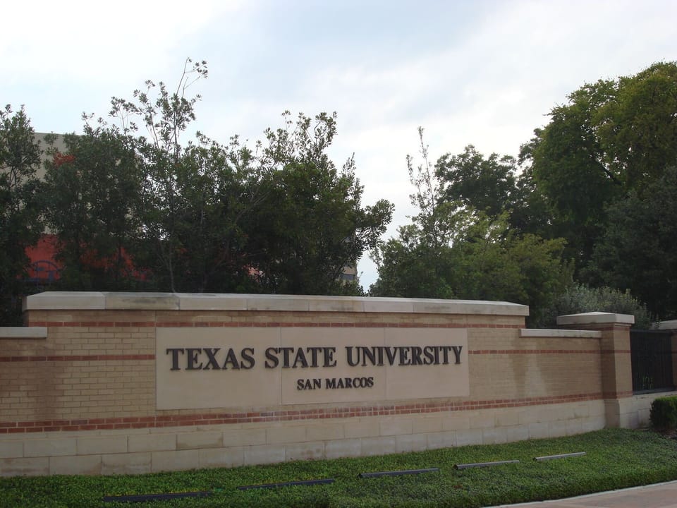 From our property it's an 11 minute drive to events at Texas State University.
