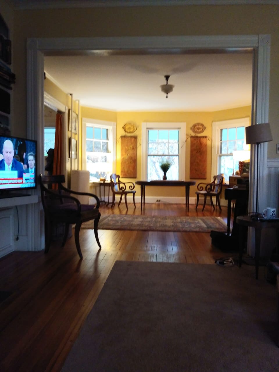 VIEW FROM LIVING ROOM TO DINING ROOM