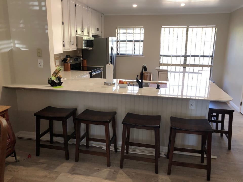 Remodeled bar area