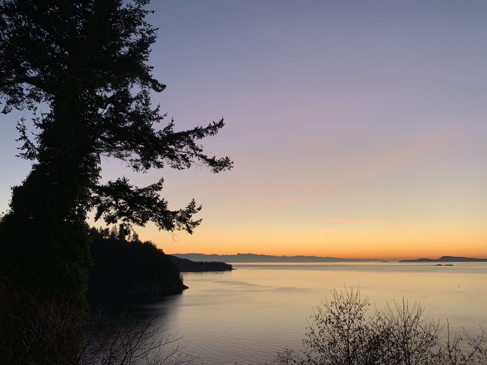 Sunset view.