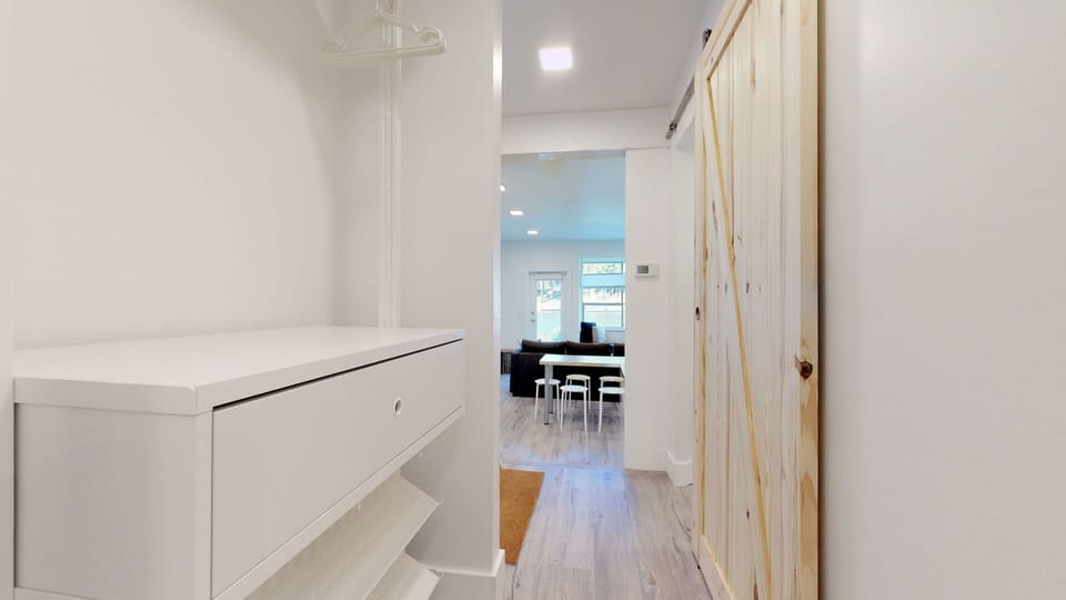 Hallway with extra storage