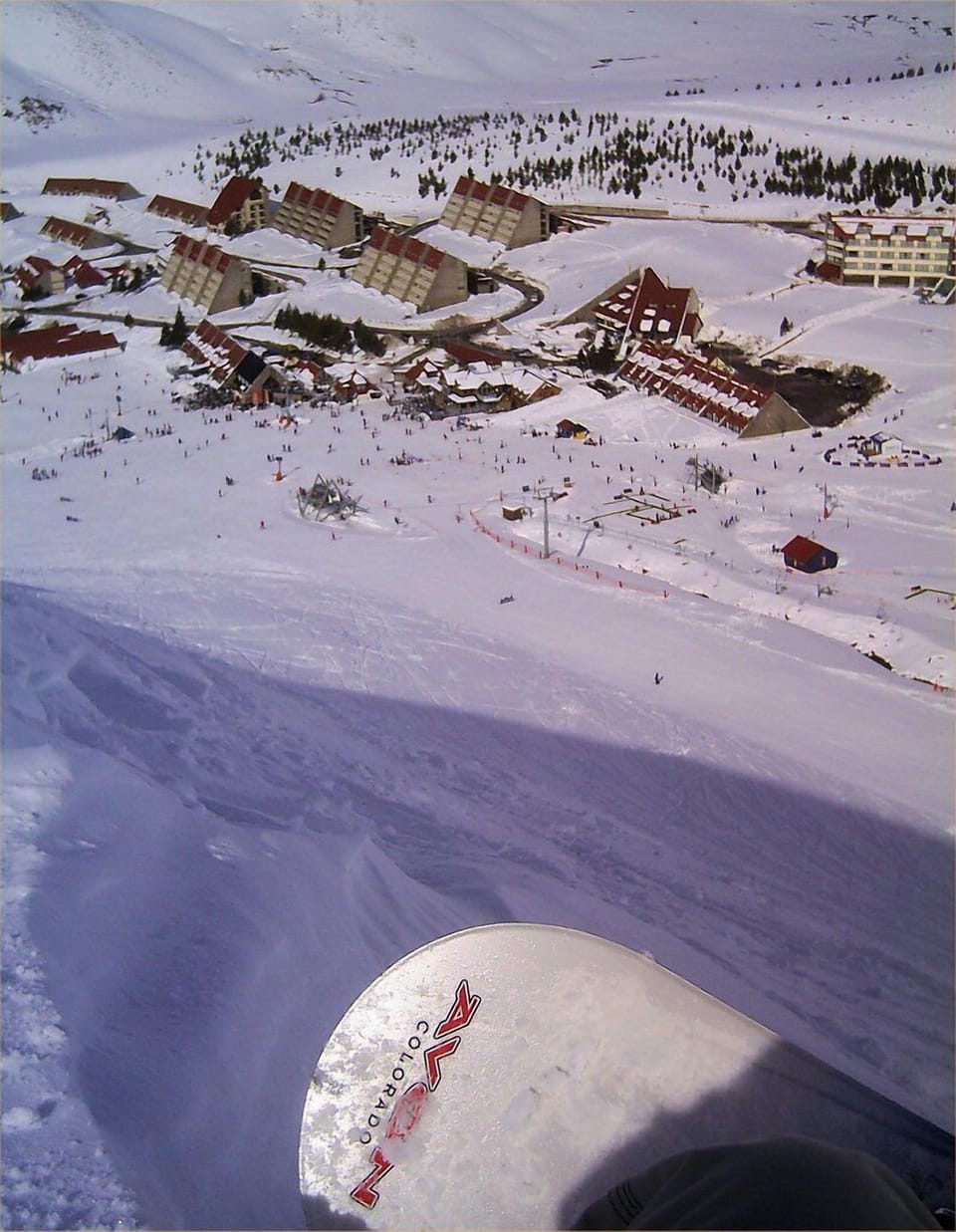 Casa Las Lenas as seen from the slopes