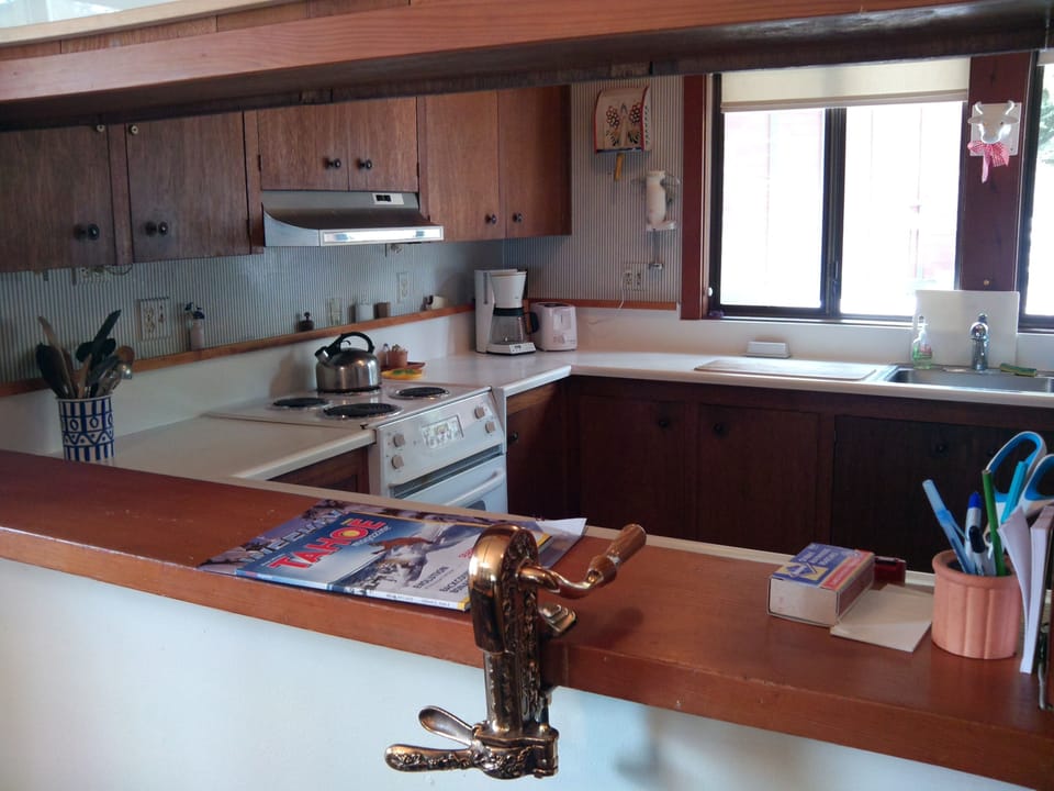 Kitchen from dining area