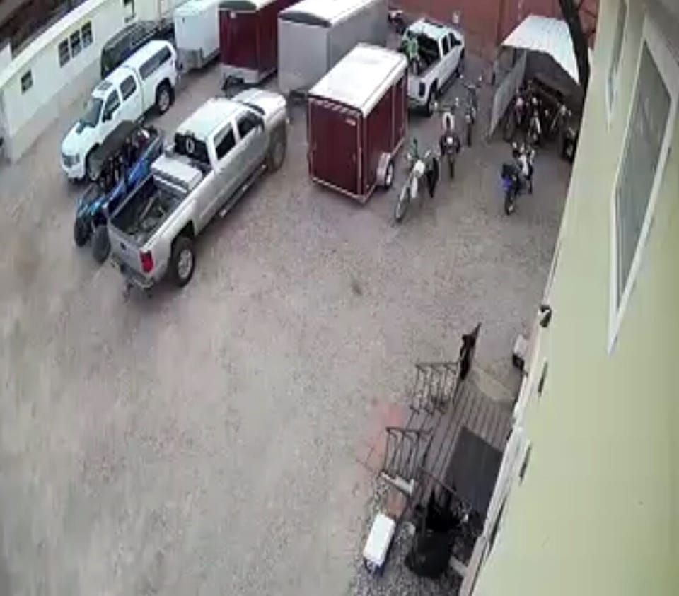 Private Parking behind the House