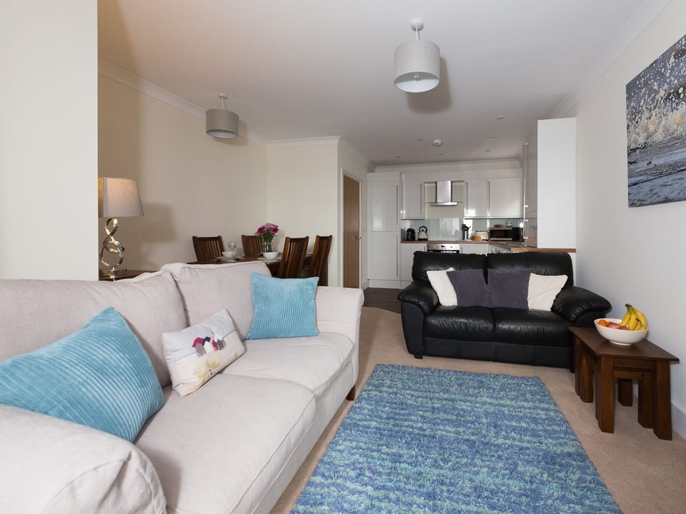 Open plan living space | Lower Chine Apartment - The Adelaide, Shanklin