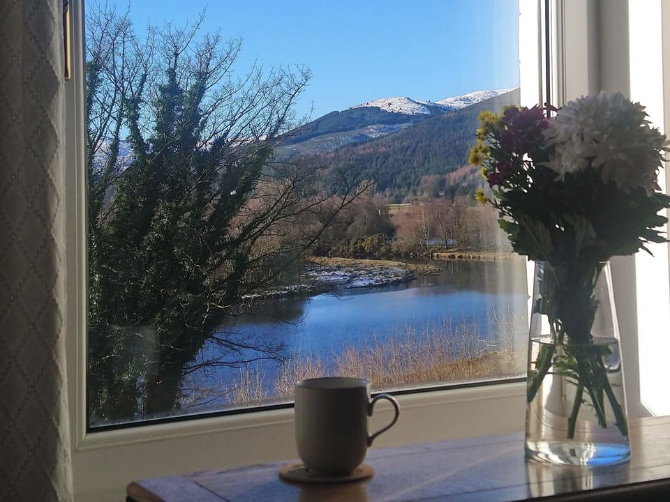 Far reaching views from the living room window | Lochside, Kilmun, near Dunoon