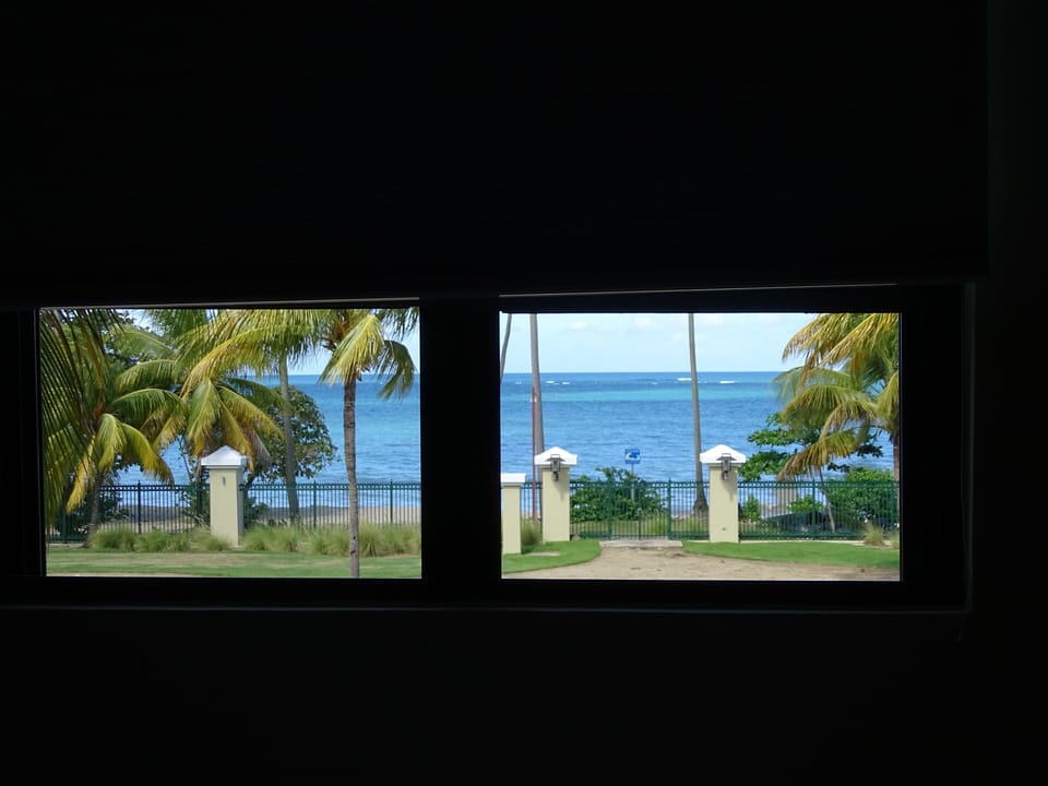 View from the master bedroom windows