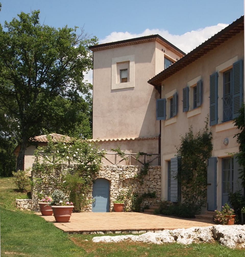 The Villa and back terrace