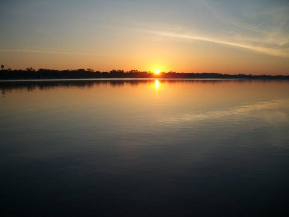 Sunset on False River.