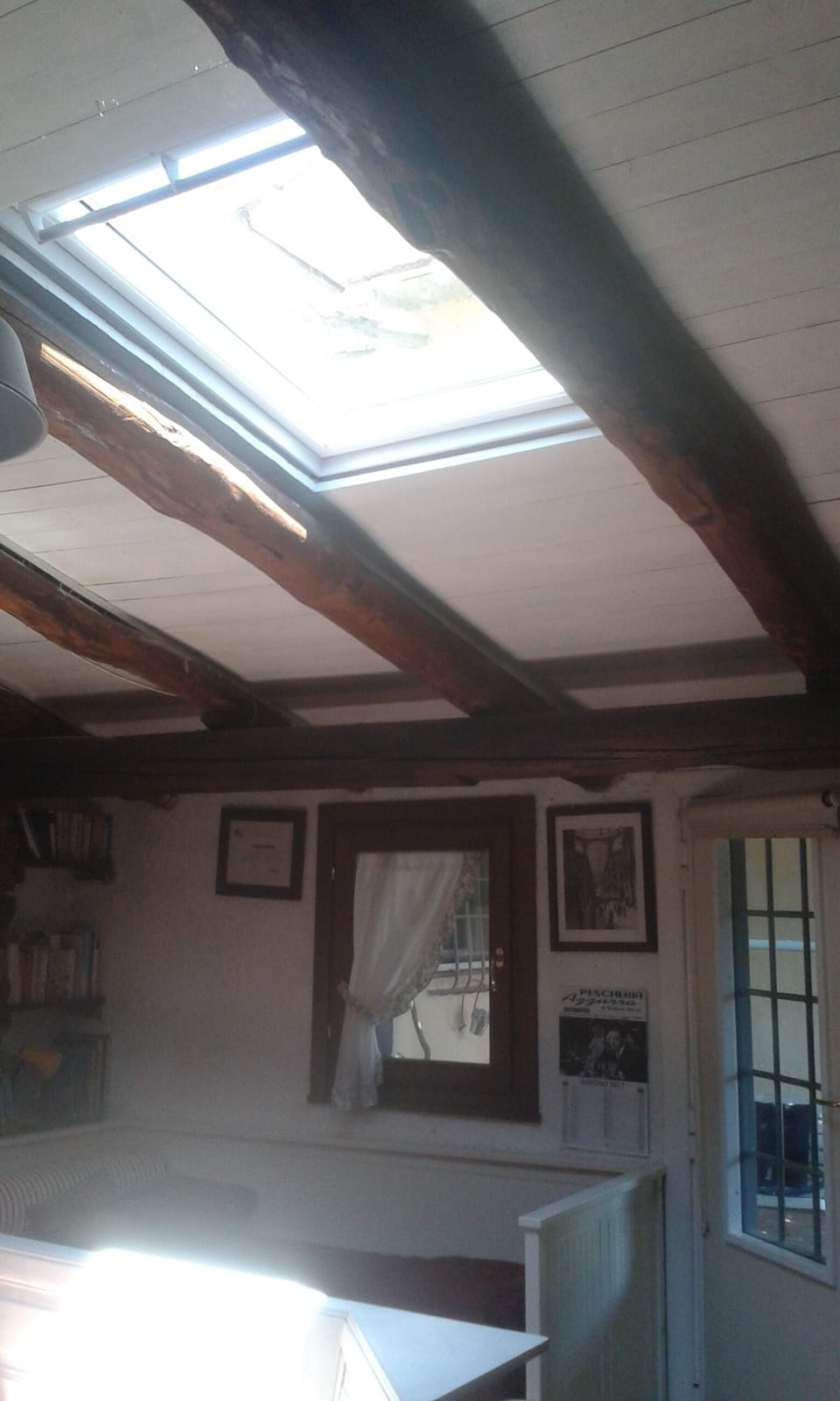 The new window on the roof
