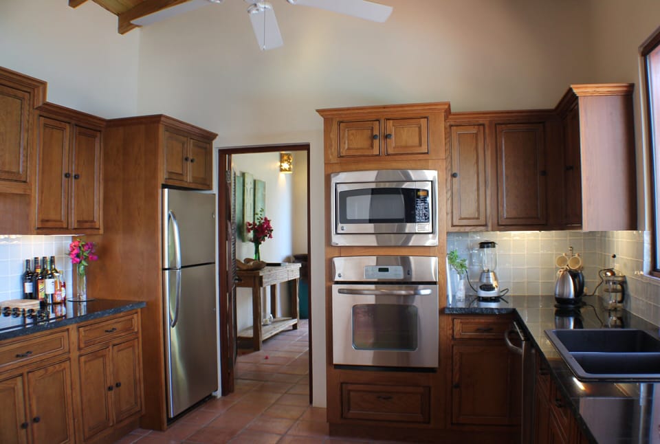 The Kitchen has plenty of equipment & cookware