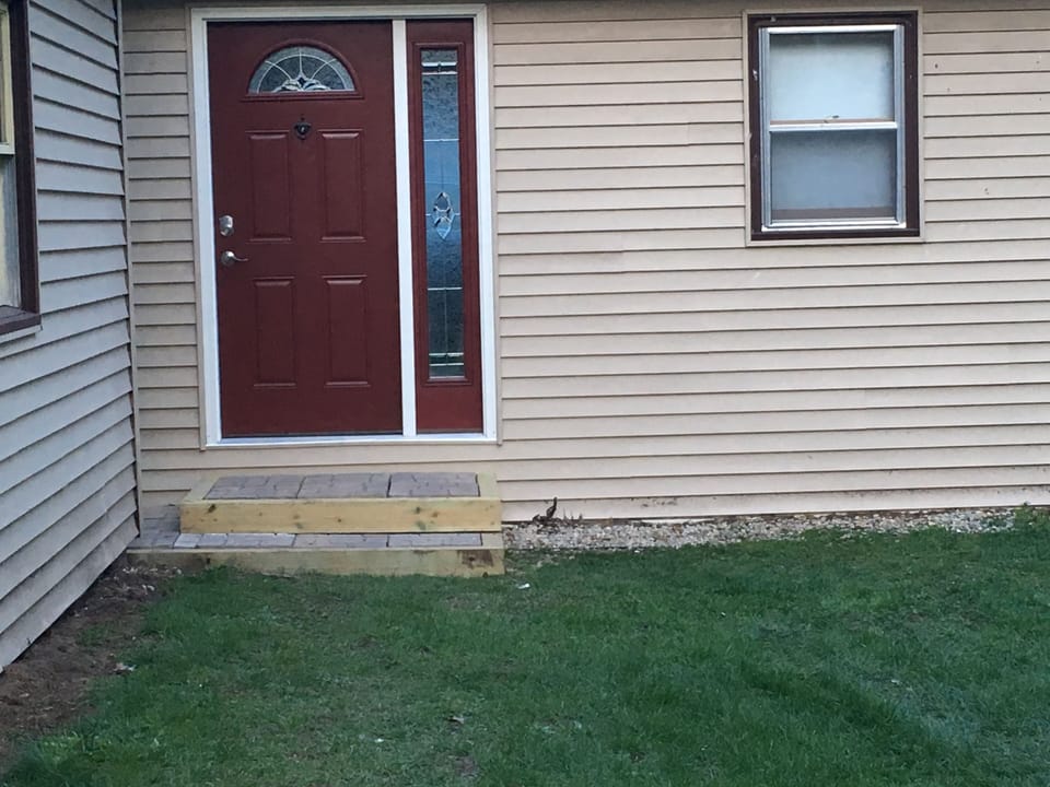 Front entrance, park in front of here