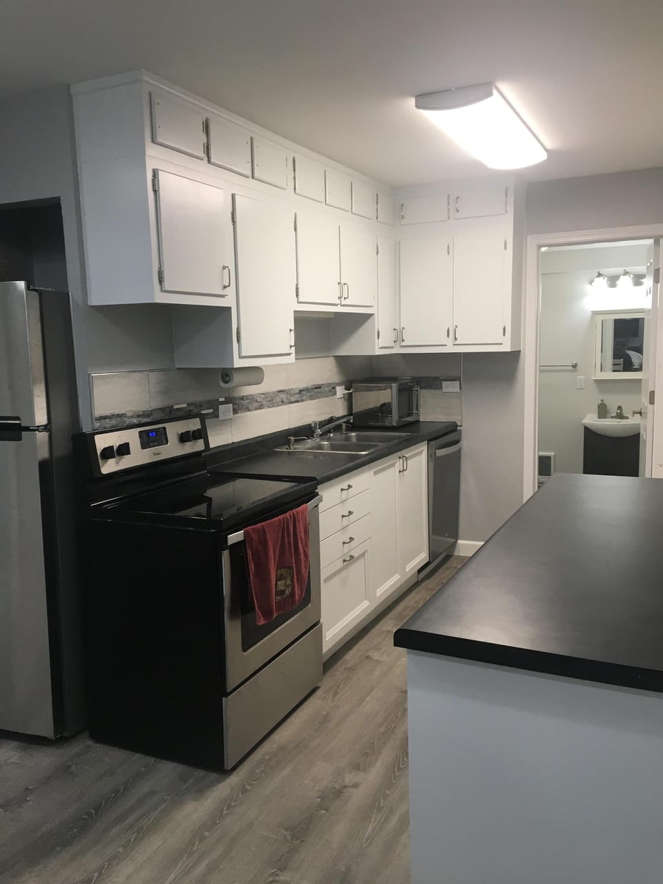 Kitchen with new appliances