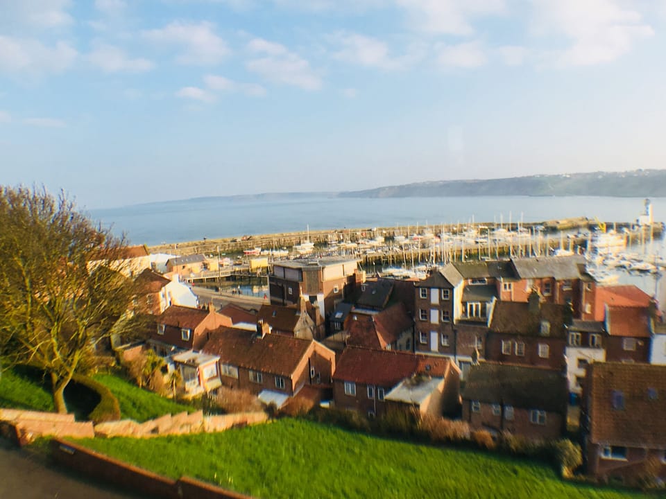 A view from the top floor lounge