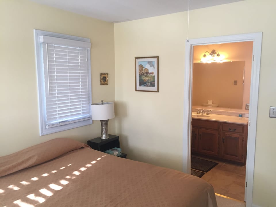 Master bedroom and bath