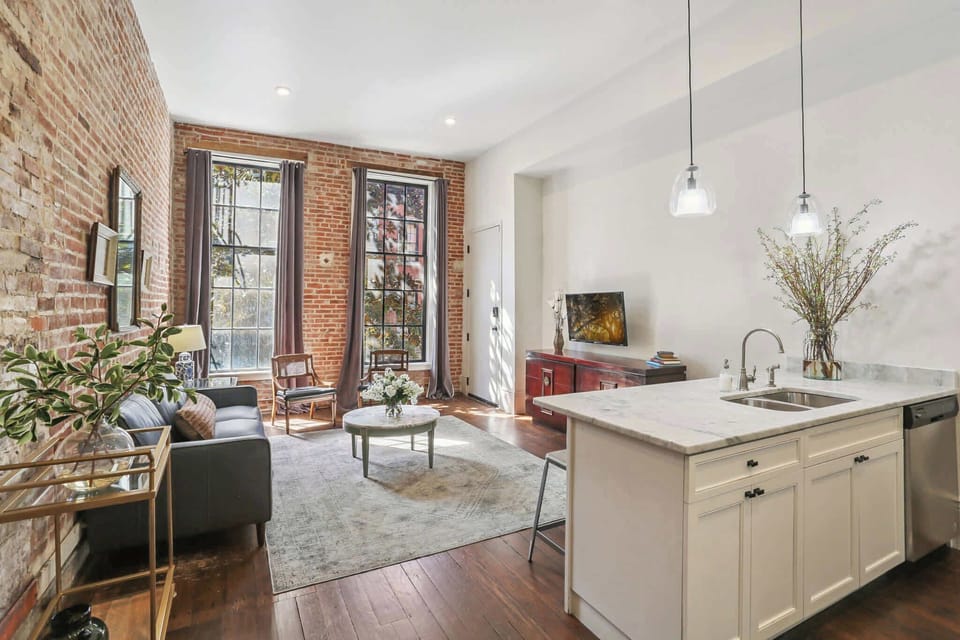 Unit 202 | Living Room | Second Floor  | Central Open-Concept Space