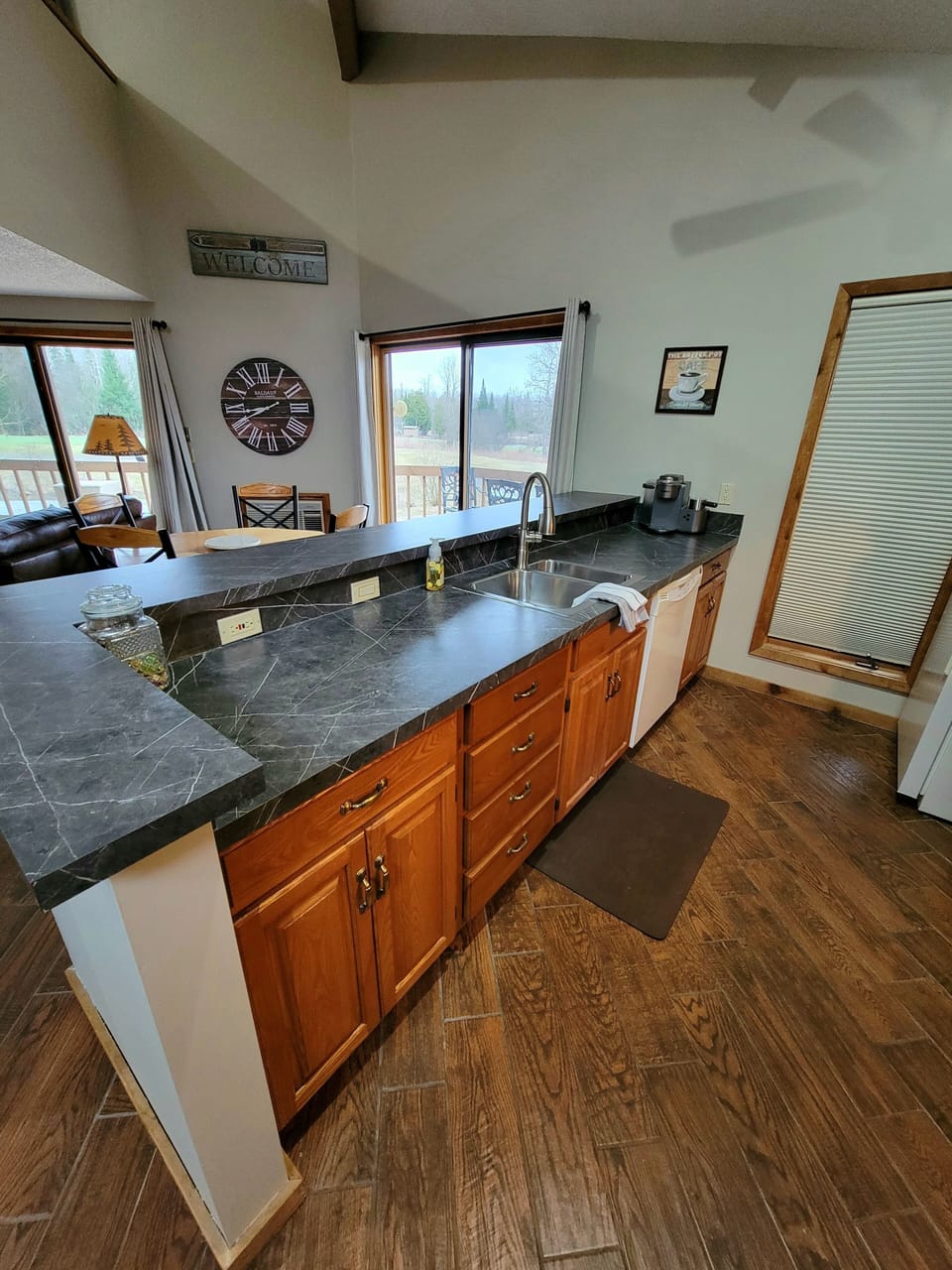 Kitchen. Open concept to living room