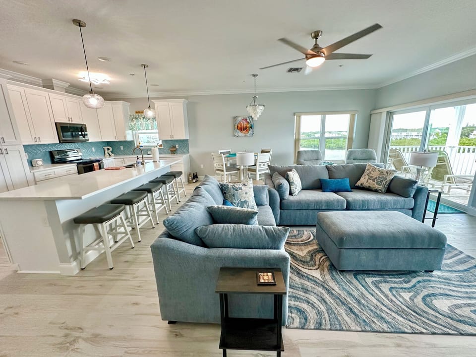 Comfortable seating and amazing views from inside and outside
