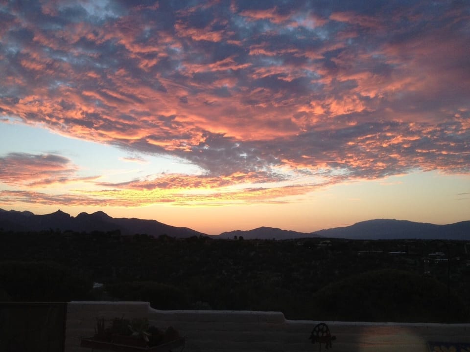 Watching the sunrise from your master bedroom or living room 