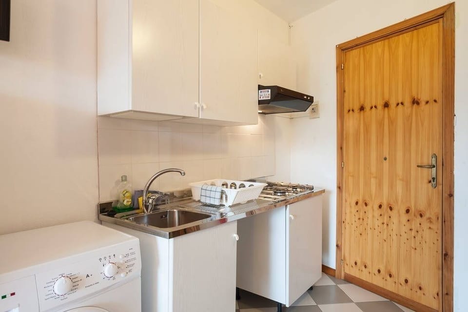 Open-plan kitchen