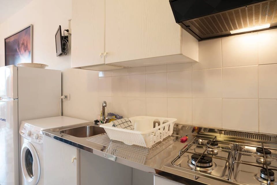 Open-plan kitchen