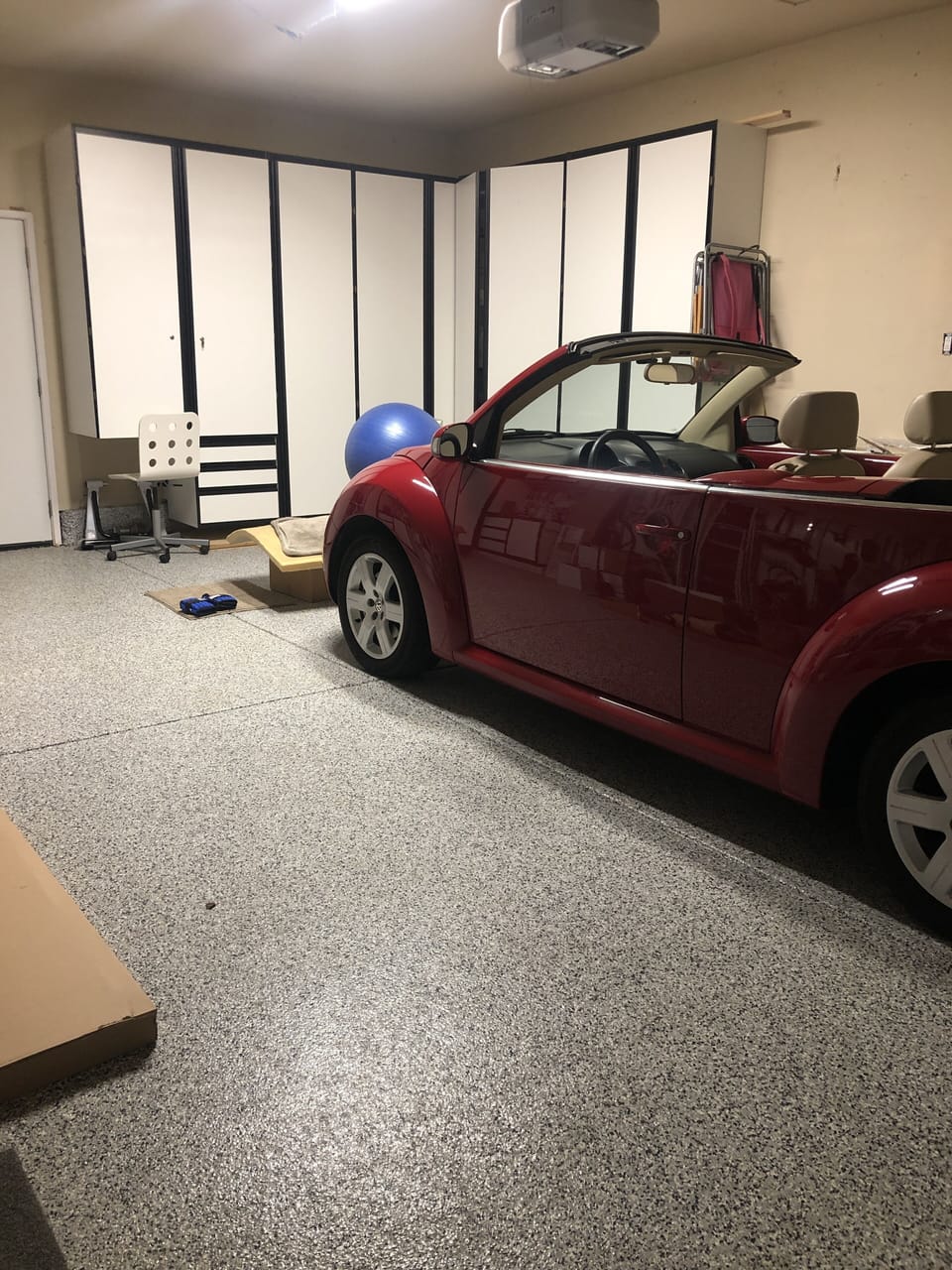 parking spot in attached garage