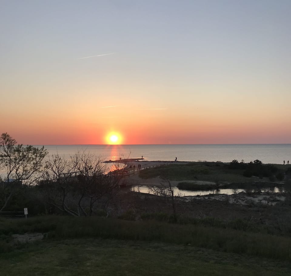 Sunset over Paine's Creek