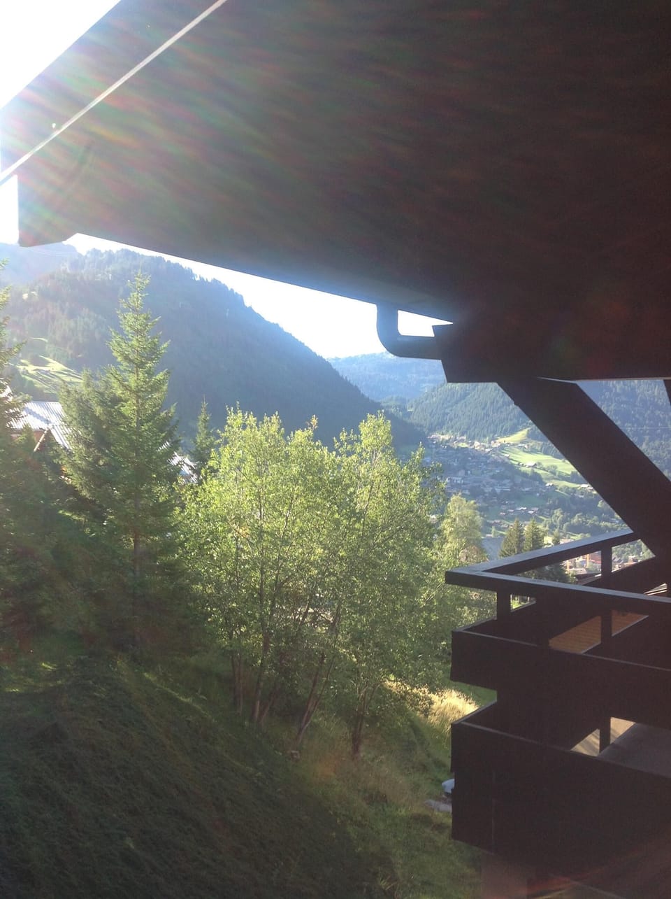 View from bedroom 1 towards main village
