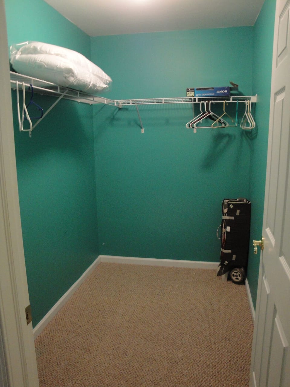 Large walk in closet in Master Suite