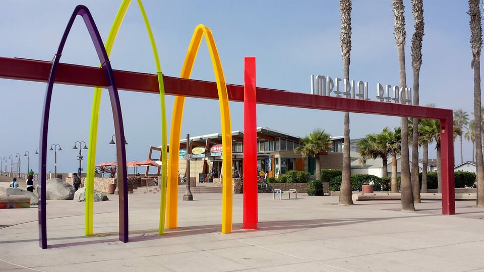 Entrance to Imperial Beach Pier & Board Walk