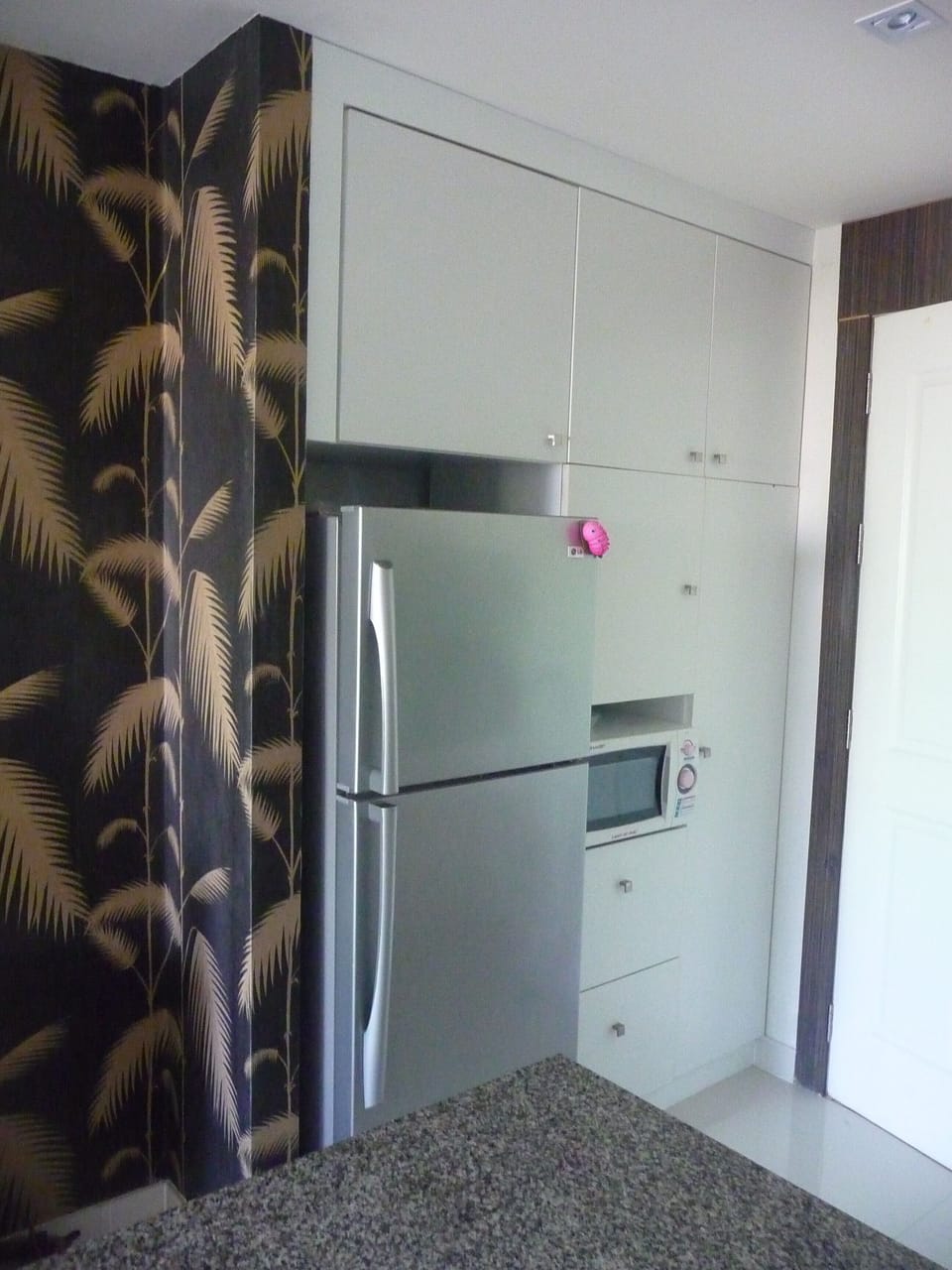 Loads of cupboard space for luggage etc.
