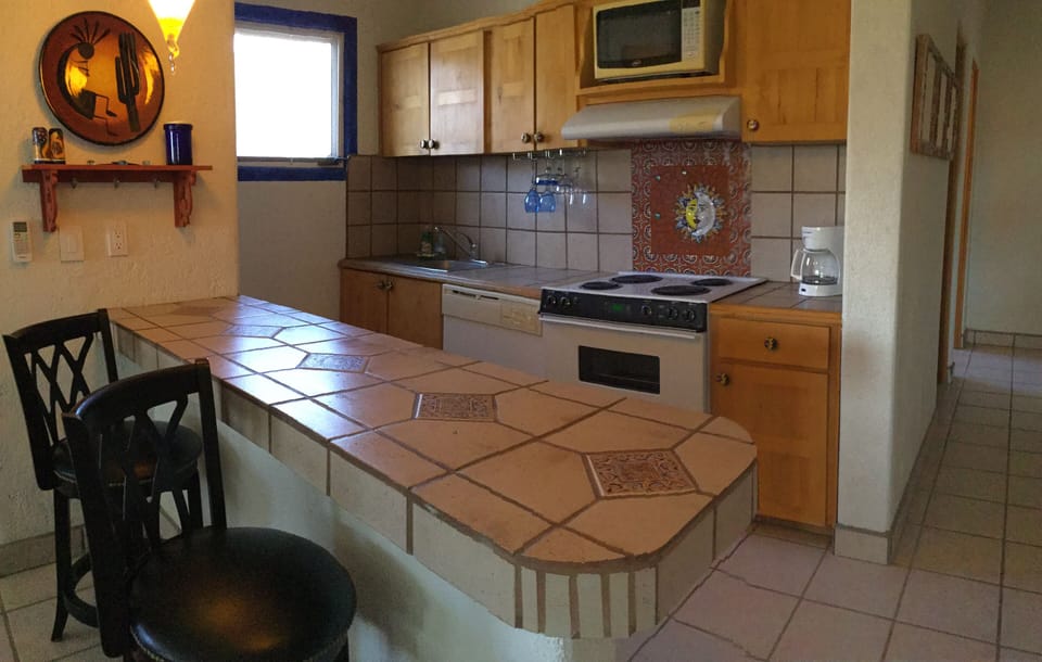 Fully stocked kitchen...