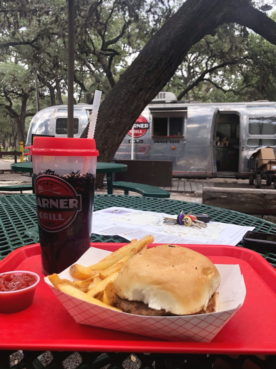 We’re just minutes away from the delicious Garner Grill airstream 