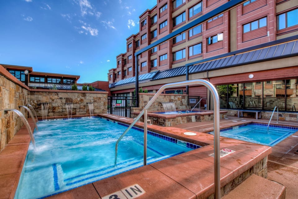 Head downstairs and relax in one of the many Hot Tubs.