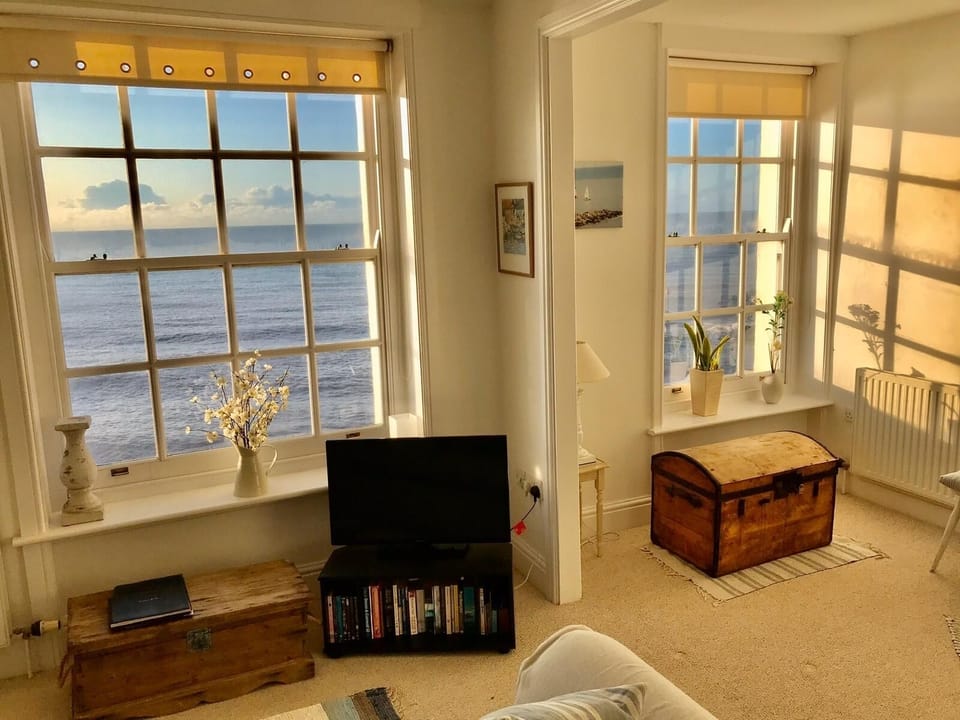 Lounge with double aspect view