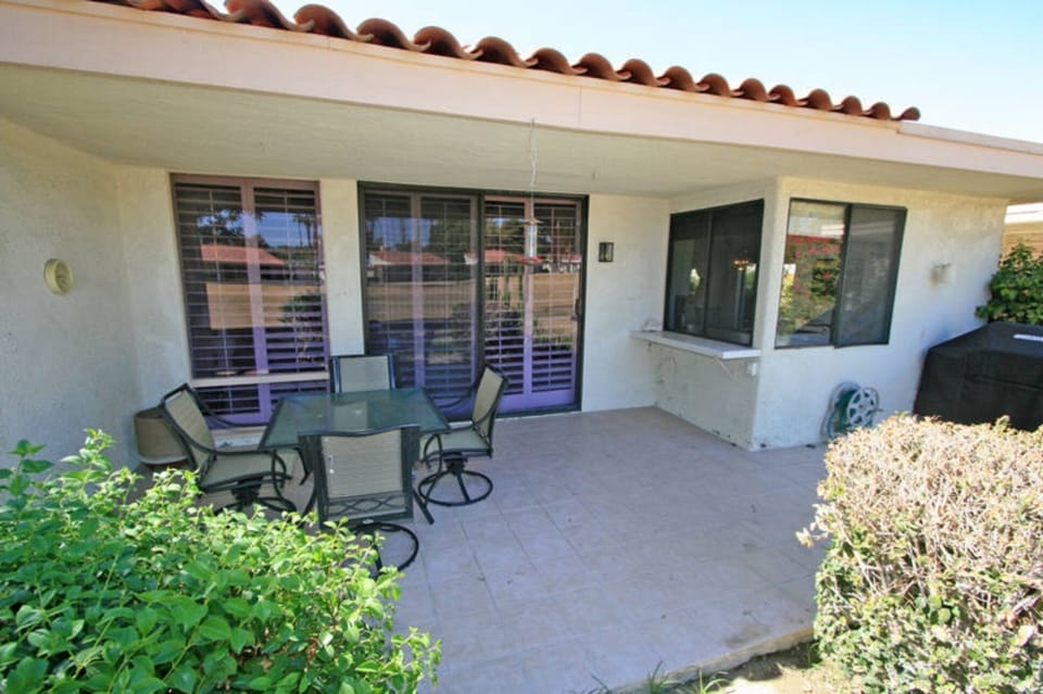 Patio with barbecue 