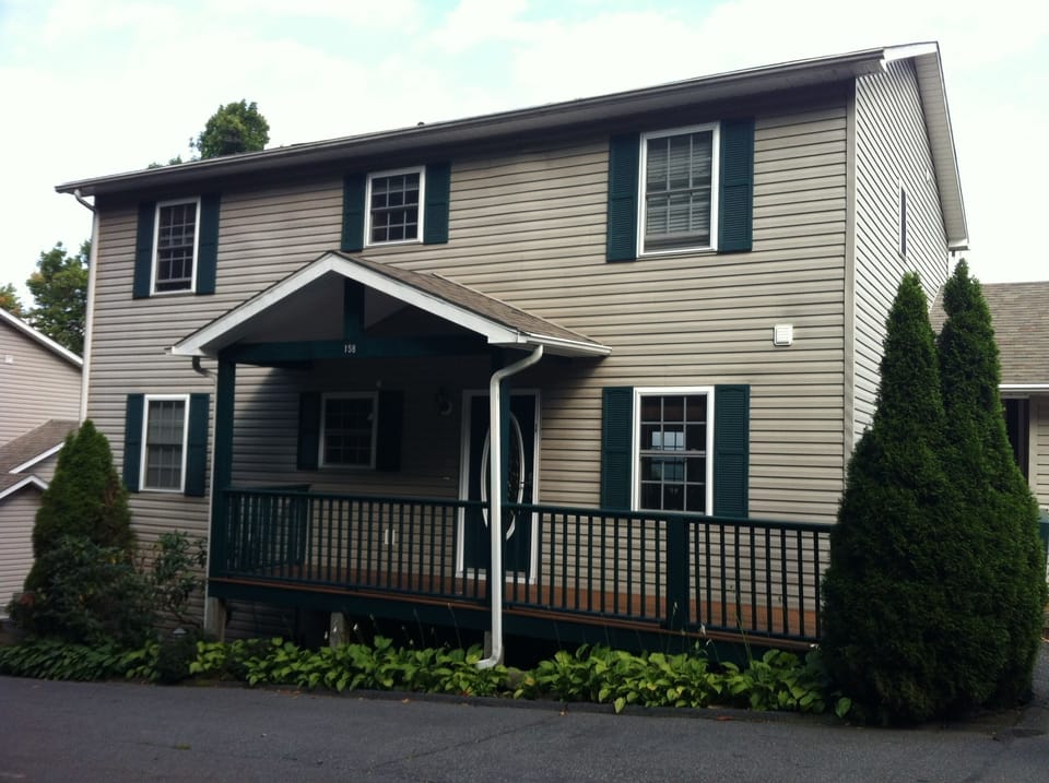 Front of the cottage