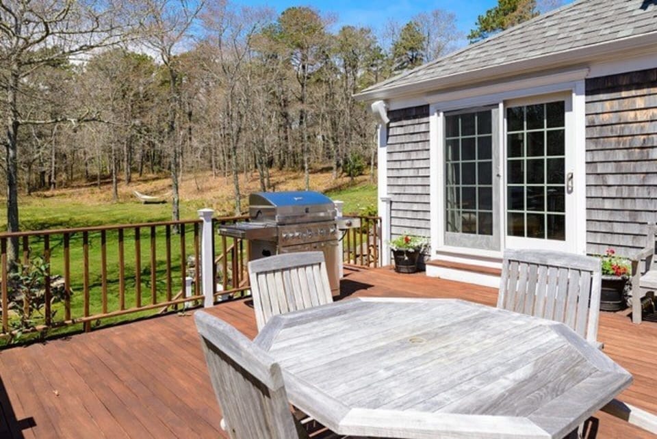 Another beautiful spot to sit and relax - deck with grill