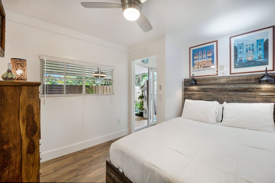 Bedroom #4 has a queen size bed