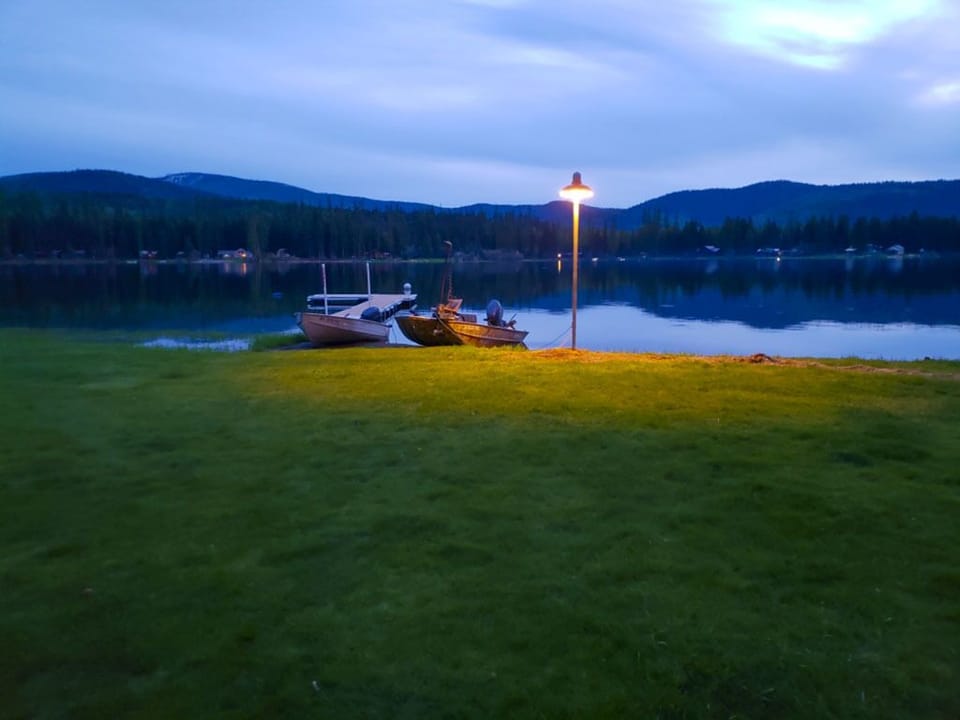 evening view from firepit
