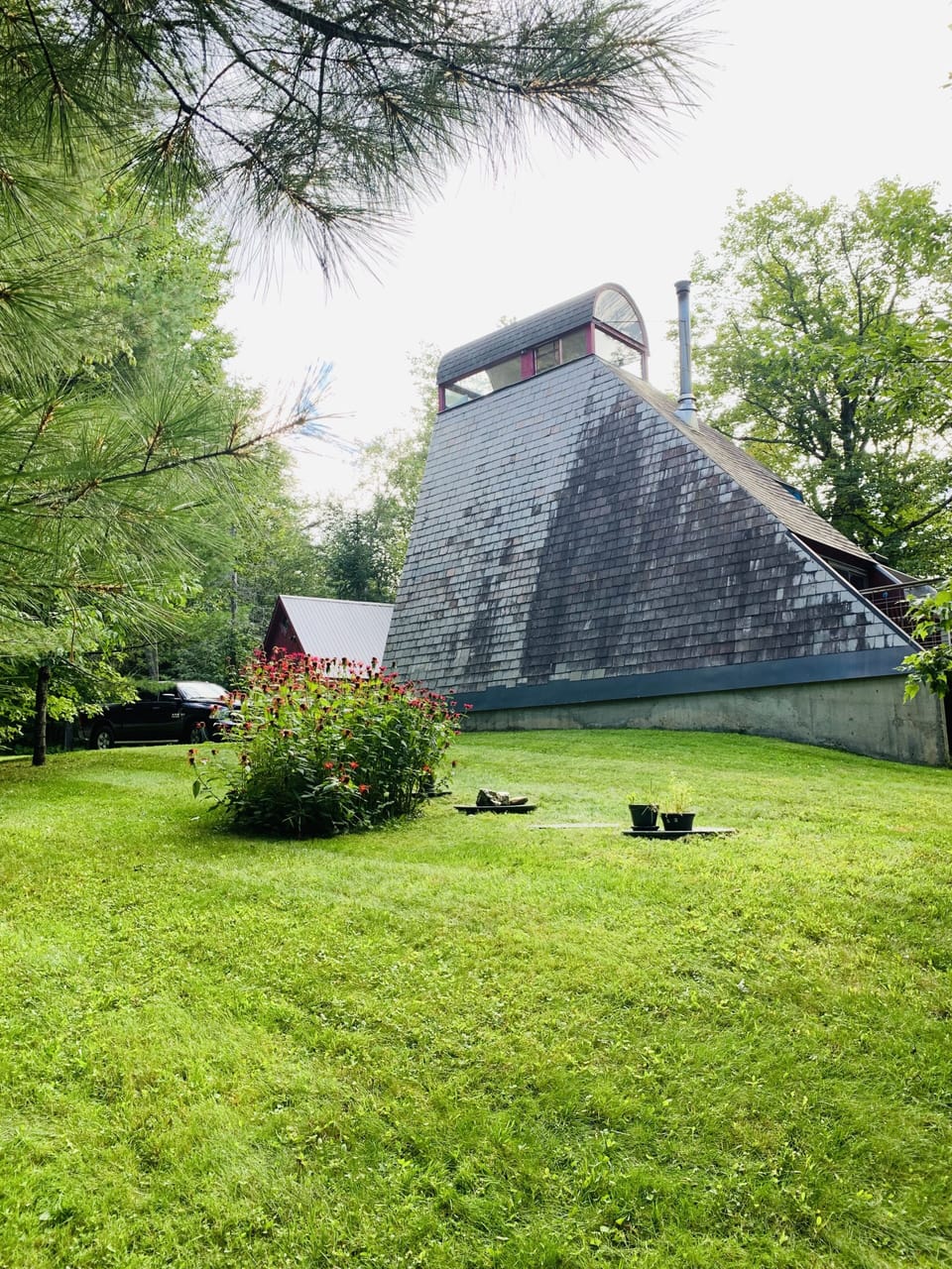 View from lawn